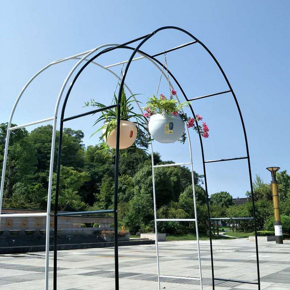 DIY metal łuk ślubny ozdoby ogrodowe tło pergola stojak ramka w kwiaty na ślub urodziny wesele dekoracja 2.4M