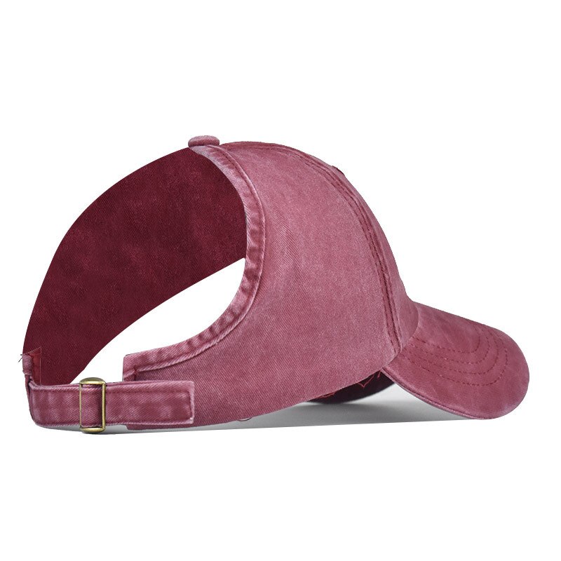 Hestehale lue halvtopp baseball cap kul solskjerm solkrem hestehale lue ensfarget sommer utendørs sport kasket