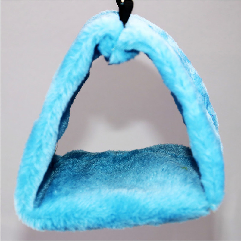 Pet Birds Parrot Soft Warm Plush Snuggle Hanging Cave Swing Toy Cage Hammock Pet Bird Bed Decor XCCYGW87