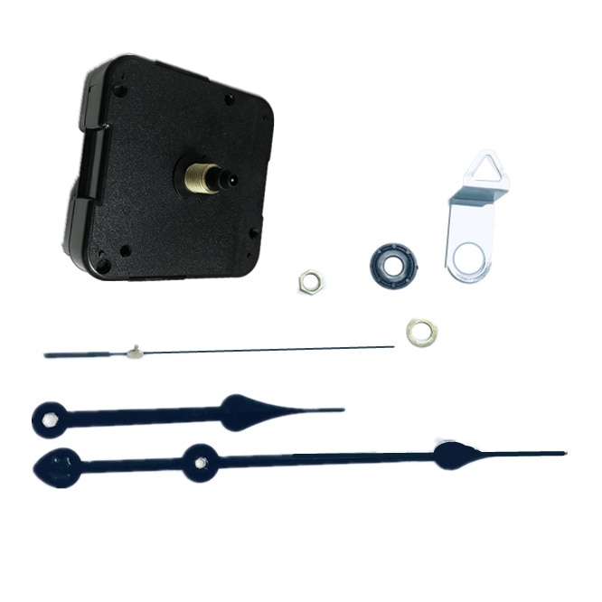 Mecanismo de reloj de pared precision 12888, 8/11/13/16/19/22mm, máquina de movimiento de cuarzo, Kit de reparación de Manos negras, sustitución de herramienta con gancho