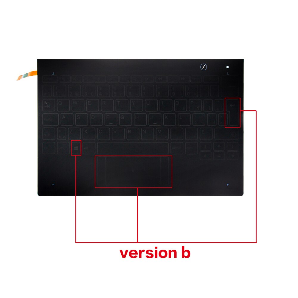 100% Engels Toetsenbord Voor 10.1 "Lenovo Yoga Boek YB1-X90L YB1-X90F YB1-X91L YB1-X91F Toetsenbord Montage: Default Title