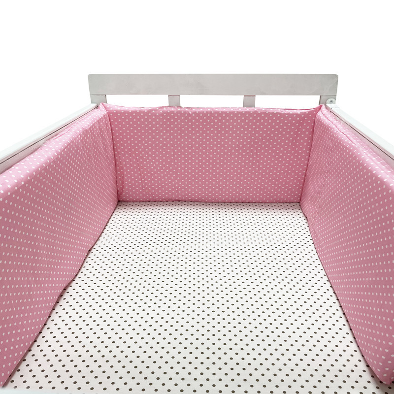 Baby Krippe Stoßfänger Baumwolle Verdicken einteiliges Krippe Um Kissen Bett Protector Kissen Neugeborene Zimmer Bettwäsche Decor zimmer dekoration: NO23