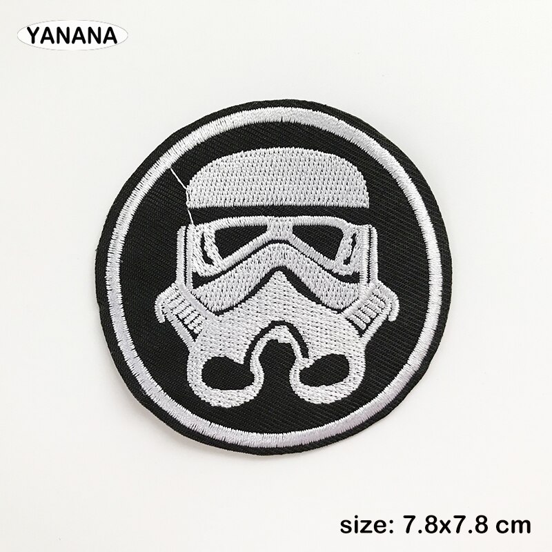 Alien hjelm stryge patches syning broderede applikationer til jakke tøj klistermærker badge diy tøj tilbehør