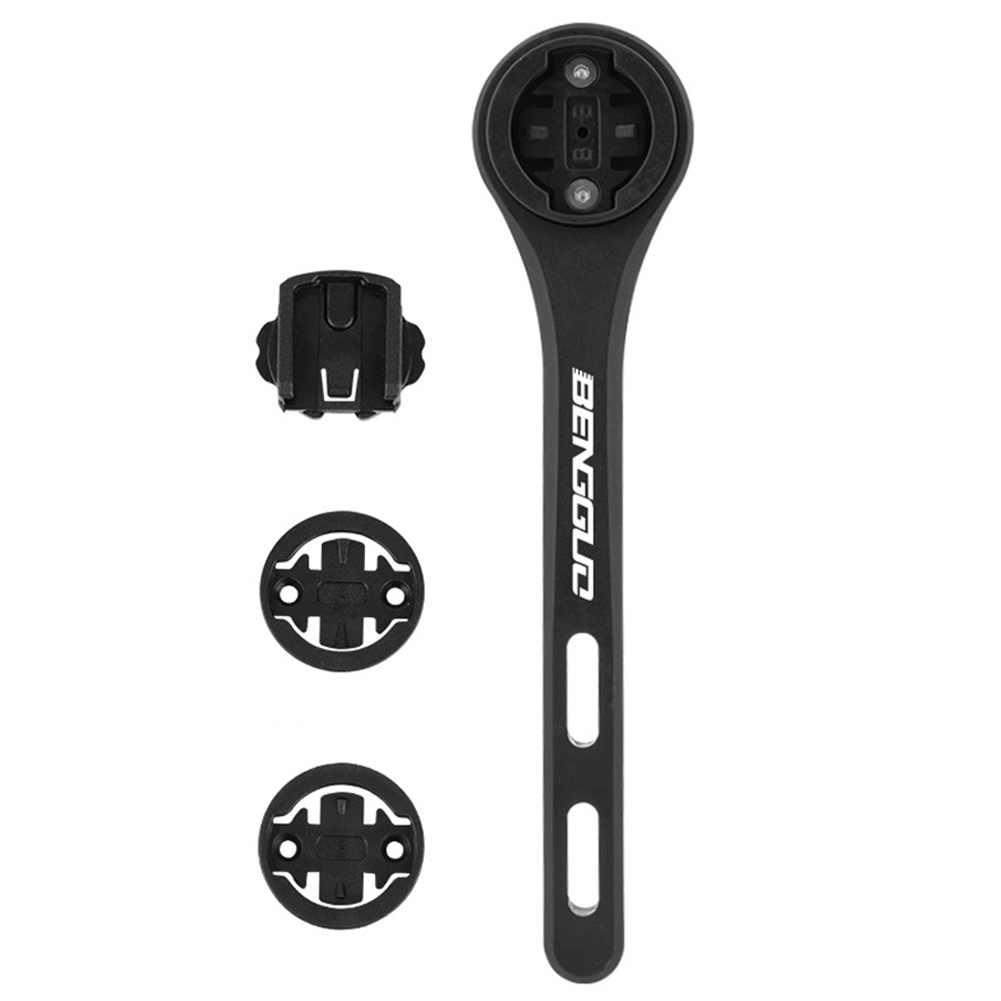 Koolstofvezel Fiets Computer Houder Fiets Handlbar Computer Mount Fietsen Snelheidsmeter Ondersteuning Houder Voor Garmin: WHITE
