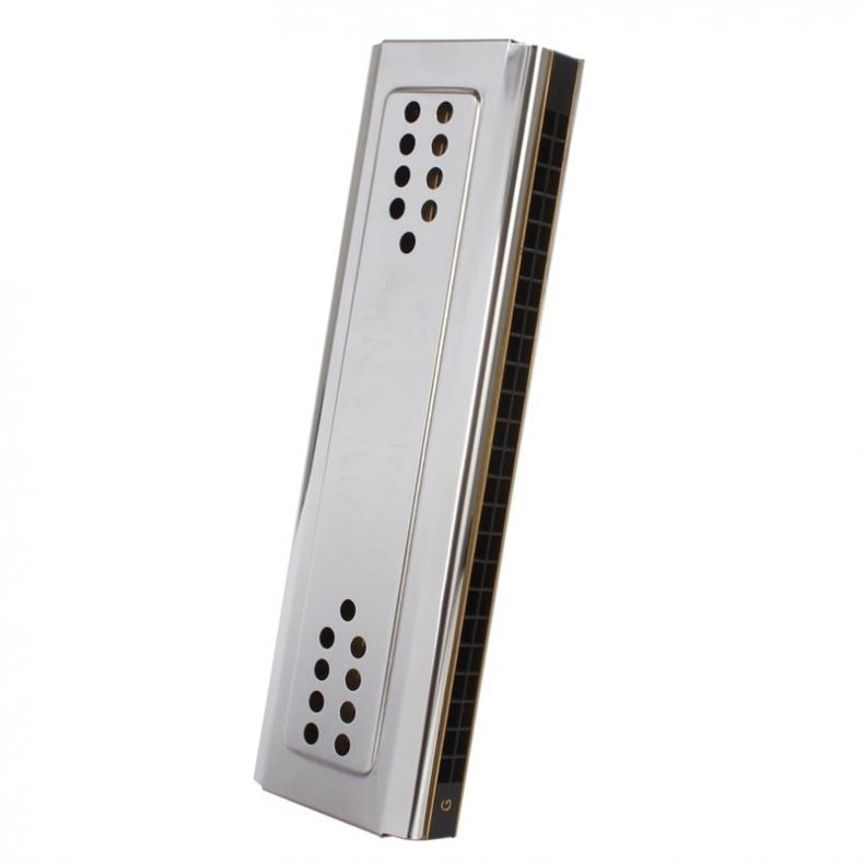 Svane 24 hulls nøkkel av c & g tremolo harmonica med dobbeltside
