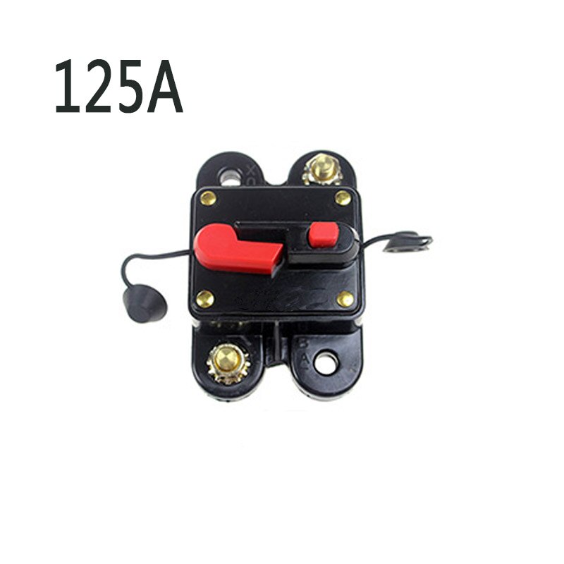 DC 42V 50A 60A 80A 100A 150A 200A 250A Auto Solar System Circuit Breaker Auto Meeres Stereo Audio Reset sicherung Halter Inverter: Brown