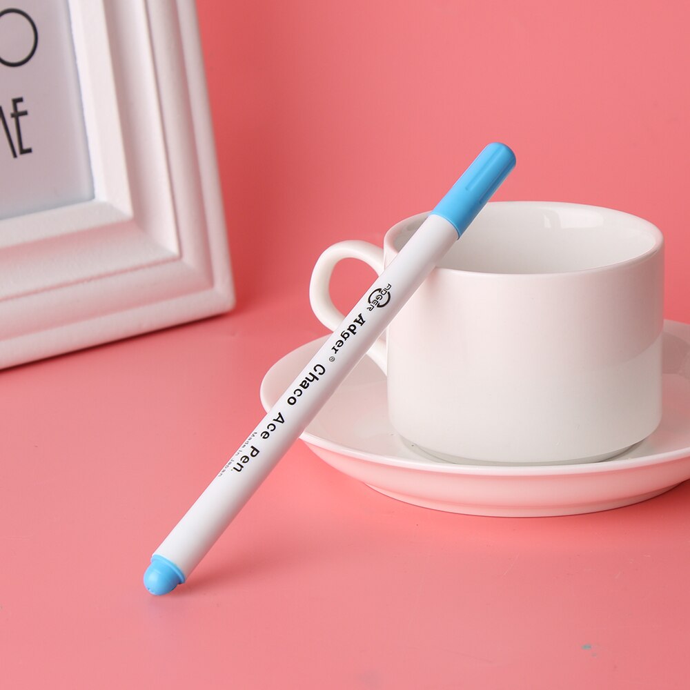 Rotulador de tinta con ojal de 30mm para escuela, material de oficina, marcador de tinta soluble en agua para punto de cruz, herramienta de bordado de tela borrable, 1/4 Uds.