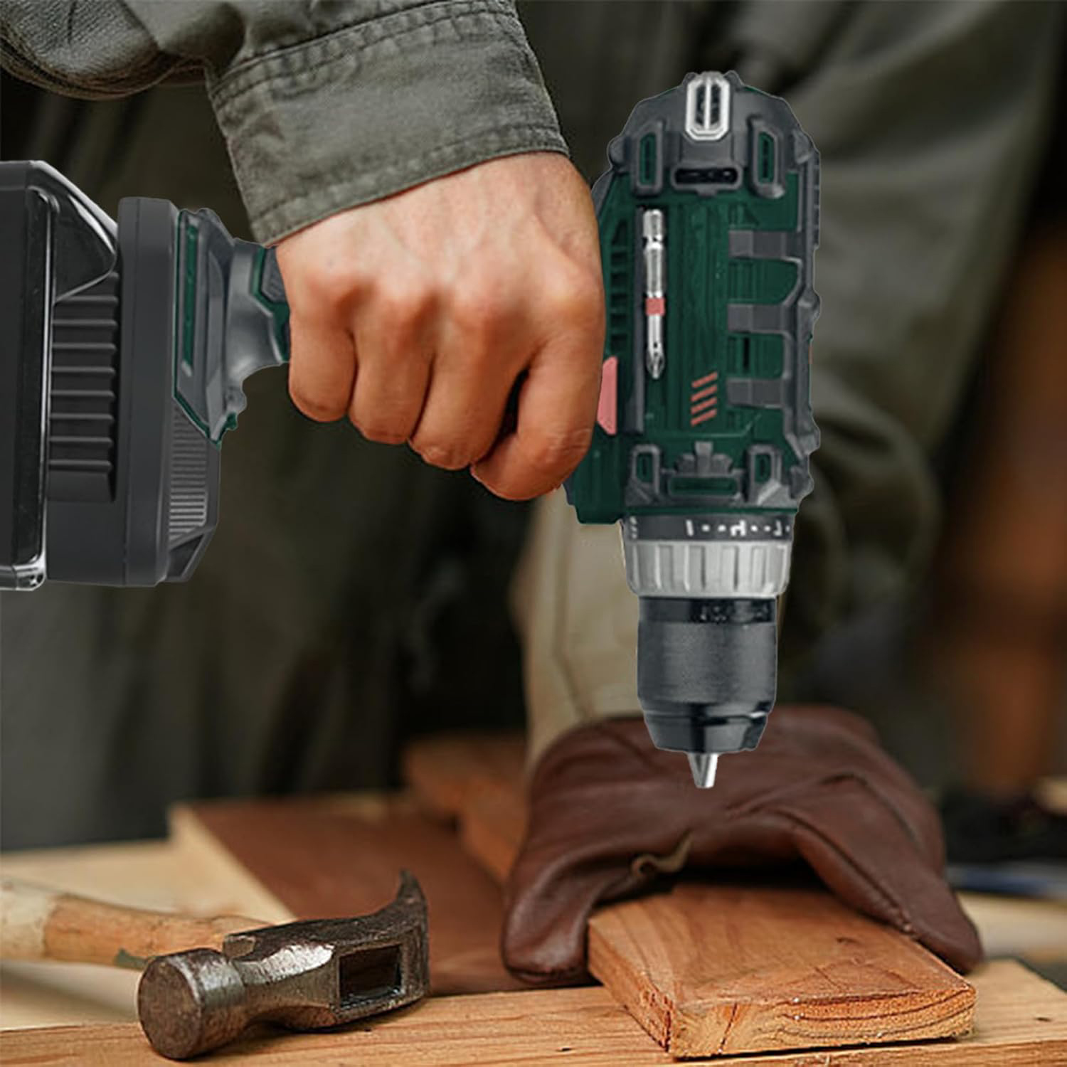 Adaptador de bateria para einhell 18v conversor de bateria de íon-lítio para parkside 20v bateria de íon-lítio ferramentas elétricas eiin18par