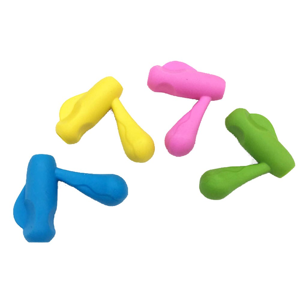2 Pcs Silicone Rubber Children Pencil Holder School Supplies Pen Writing Aid Grip Stationery Pencil Posture Correction Device