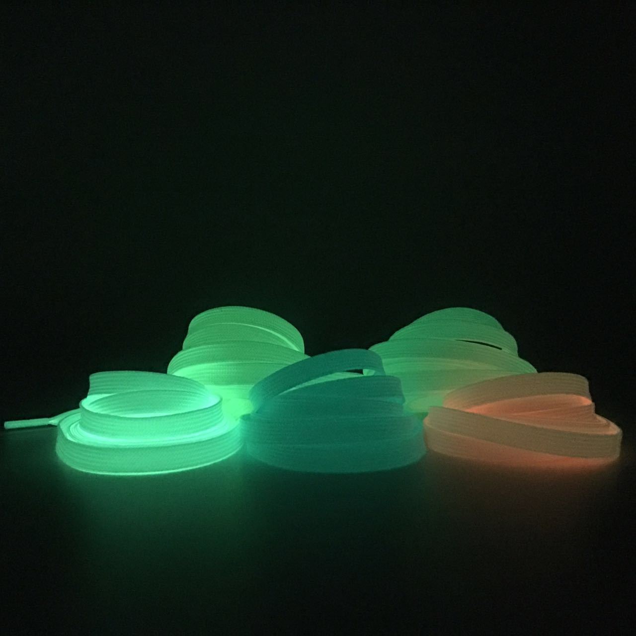 1 pair 120CM 8MM Sport Shoelace Luminous Toys Canvas Shoes Accessories Glow In The Dark Toys For Children Roller Skates