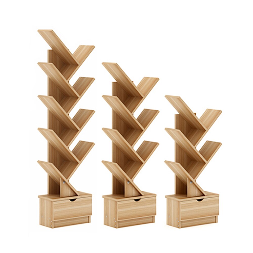 Household 8 Layer Bookshelf Tree Shaped Bookcase C Grandado Household 8 Layer Bookshelf Tree Shaped Bookcase C Grandado
