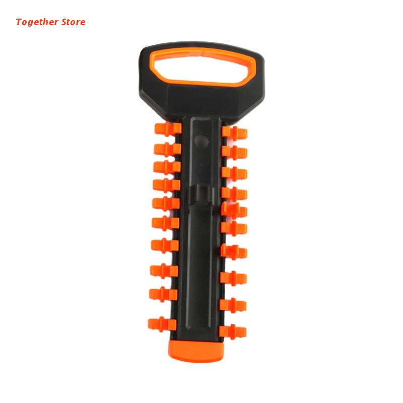Portable Socket Organizer Tray Socket Holder Socket Wrench Storage Rack Suitable for 1/3-Inch 3/8-Inch 1/2-Inch 6XDD