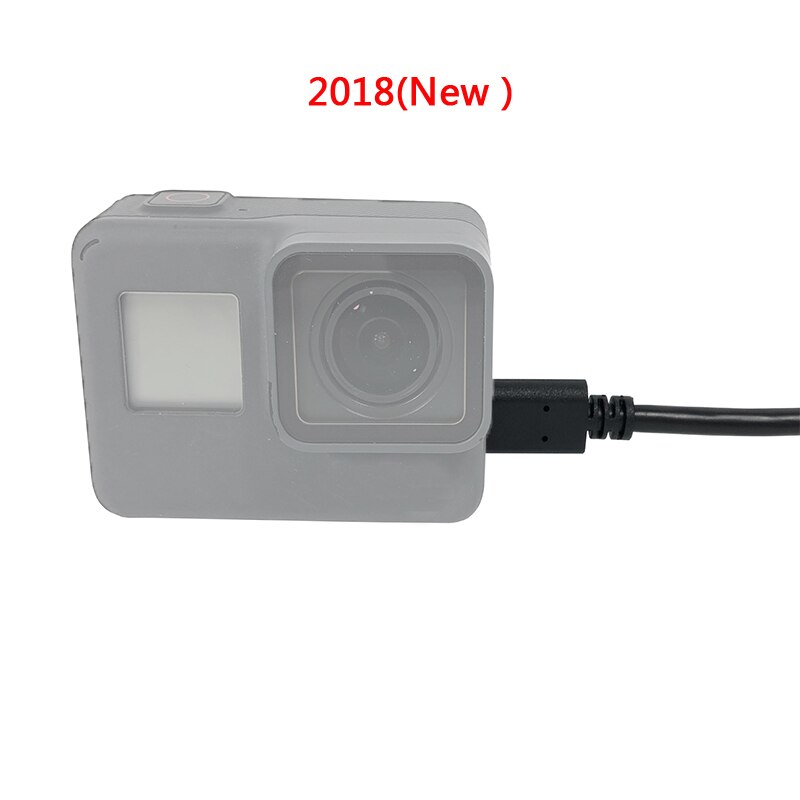 Pour Gopro Hero 7/6/5 charge USB Hero5 Session câble type-c synchronisation données USB câble pour Go Pro Action Sport caméra accessoires
