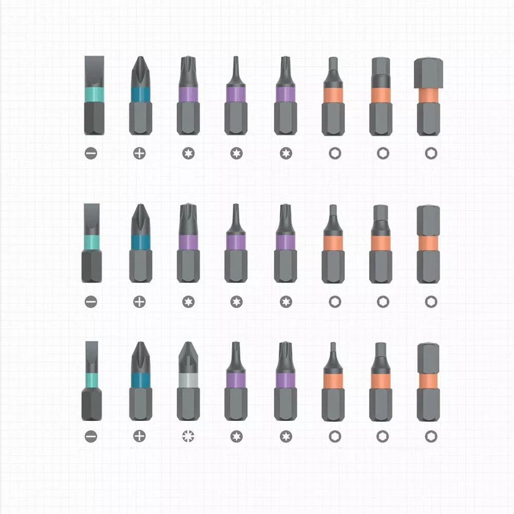 Xiaomi Duka RS1 24 in 1 Screwdriver Set Ratchet Wrench Screw driver Kit S2 Magnetic Bits Tools Set Mi DIY Household Repair Tools