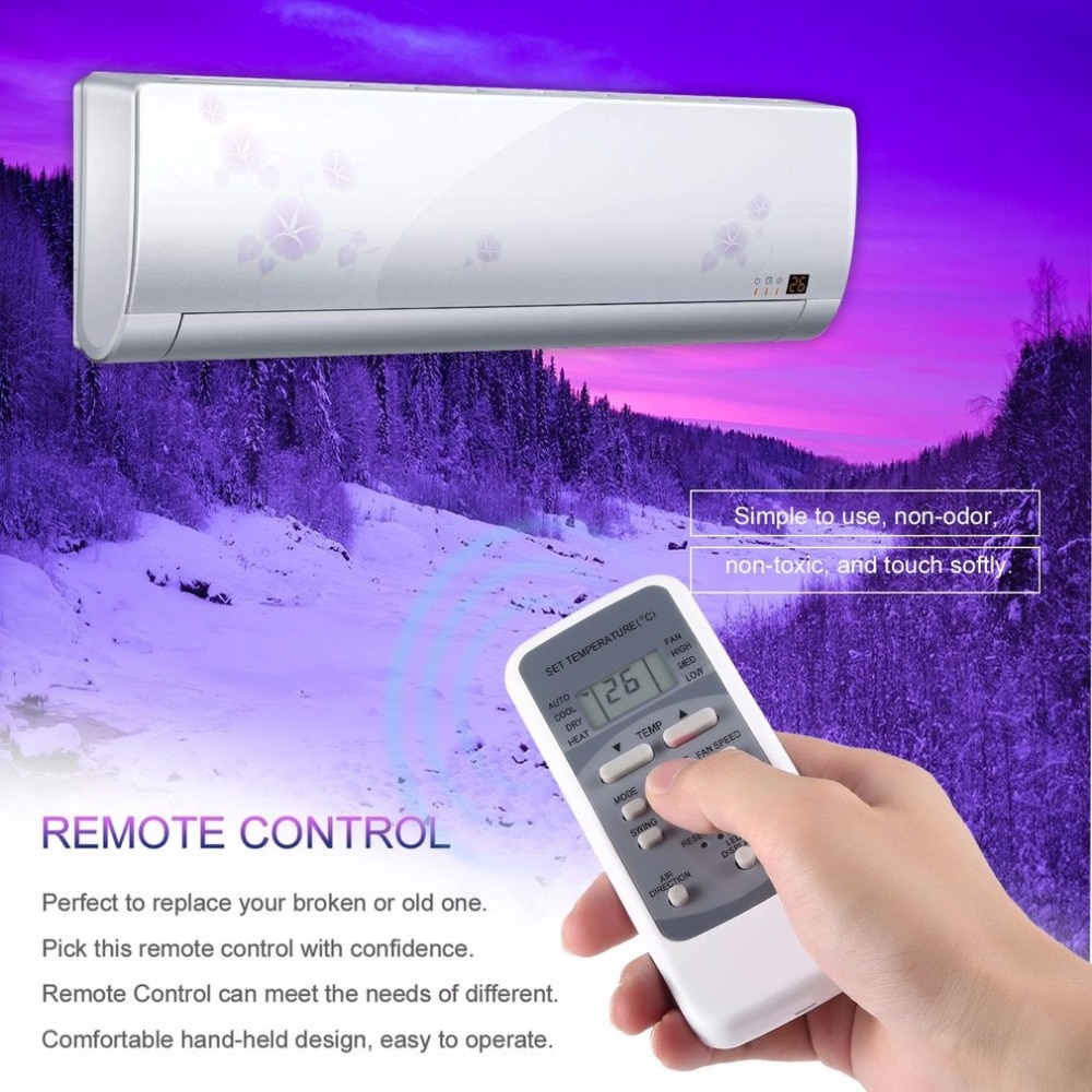 Universal Air Conditioner Remote Control Controller Replacement for Media R51M R51/E R51/CE R51M/CE R51D/E R51M/BGE