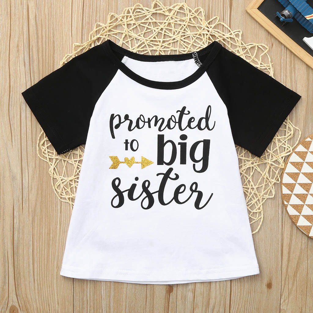 T-shirt manches courtes col rond | Couverture en coton, pour enfants de 1-5 ans, enfants garçons filles
