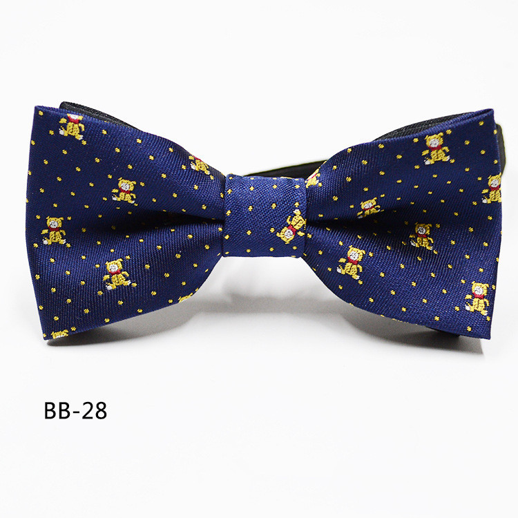 Corbata de lazo clásica a rayas Pliad mariposa para niños accesorio de escolar niños niñas pajarita para el cuello pajarita de poliéster: 28