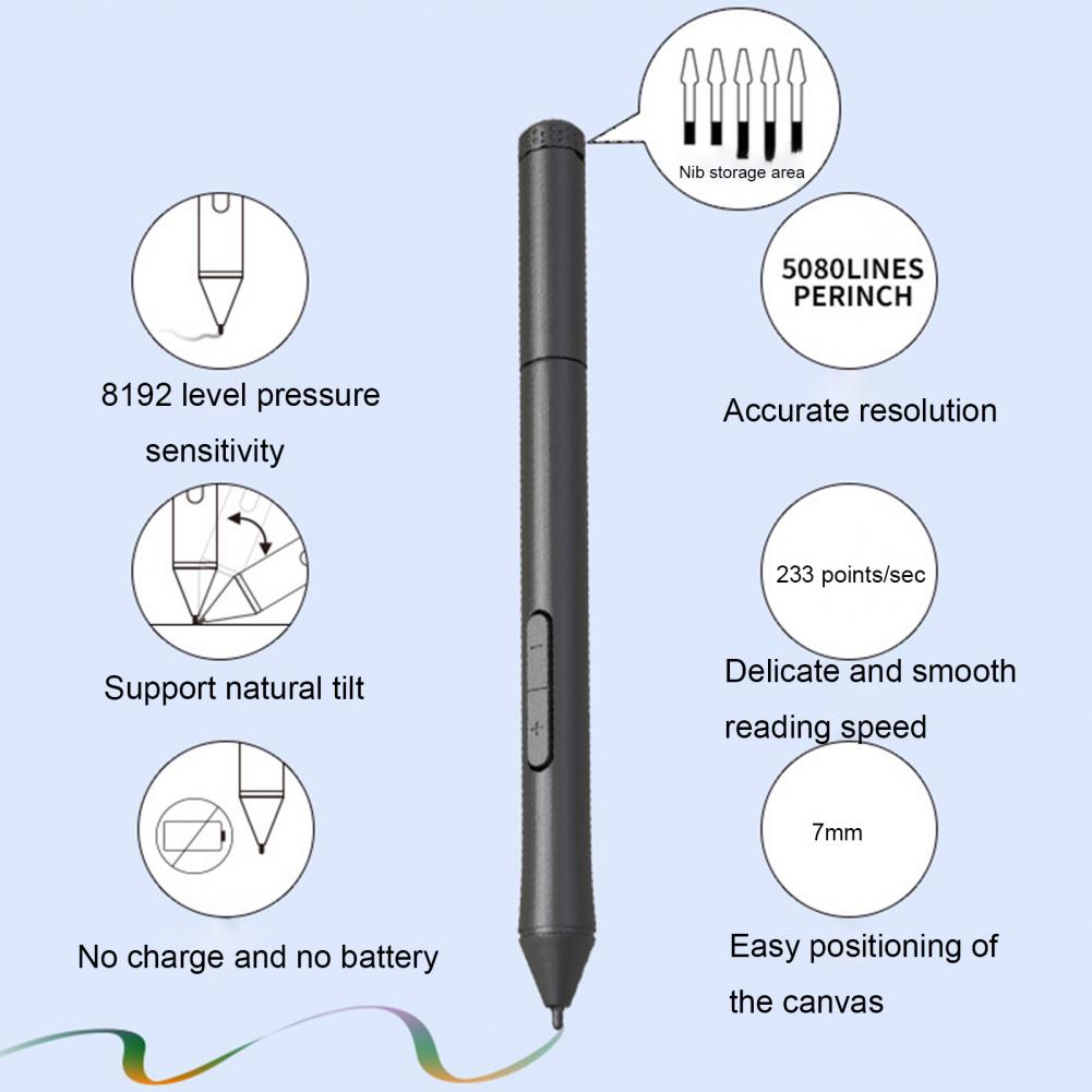 Mobile Phone Graphic Tablet Compact Compatible Light Digital Drawing Board for Windows for Mac OS