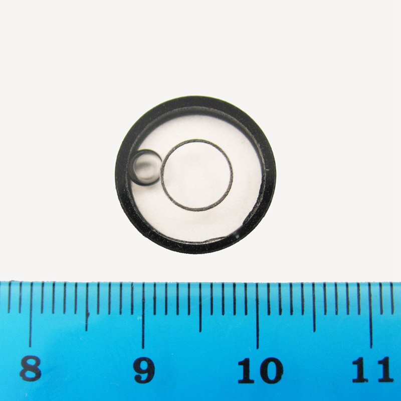 14*5mm Glass bubble level Round glass vial Circular water level meter Colorless transparent level