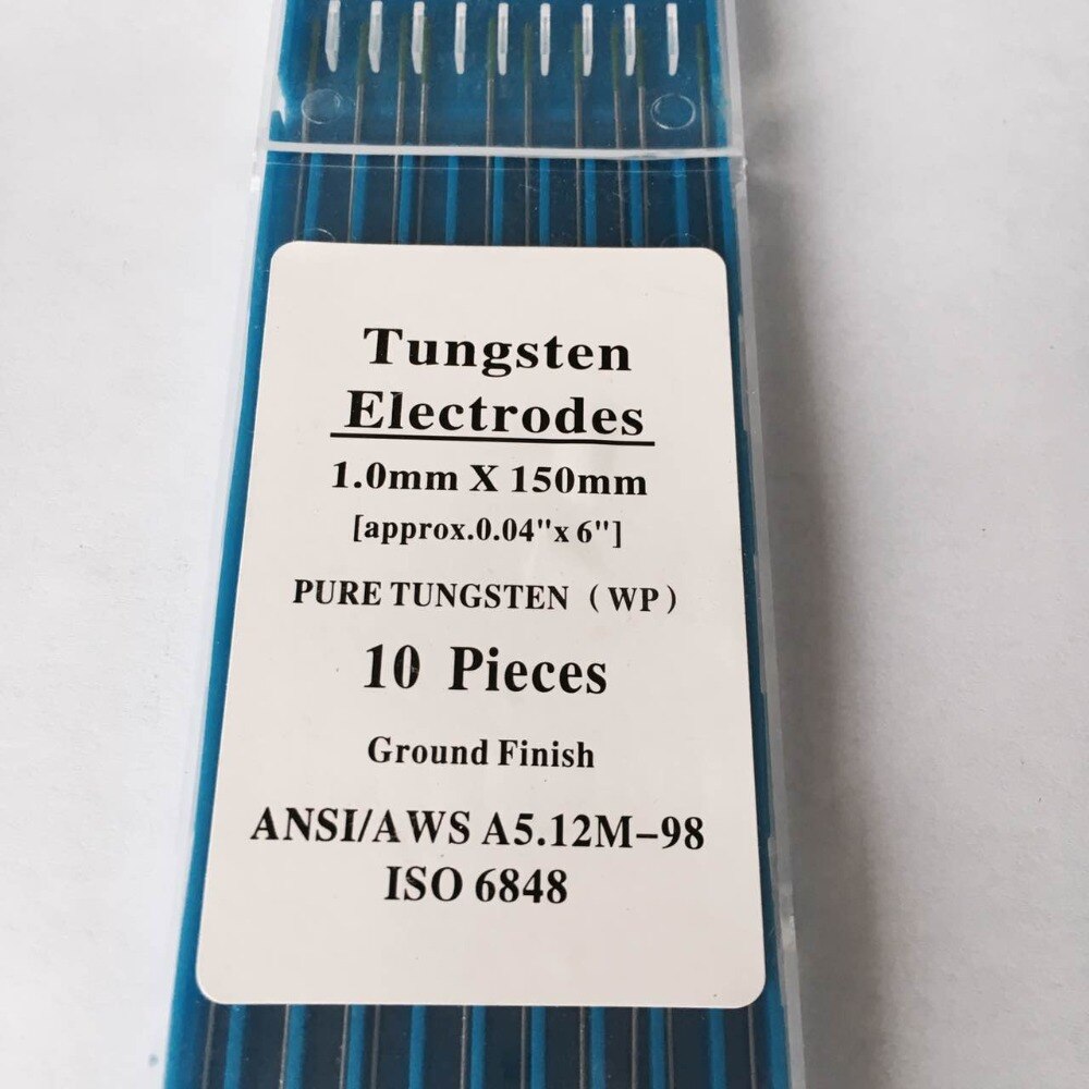 Pure tungsten TIG Welding Tungsten Electrode 1.0mm*150mm 10pcs