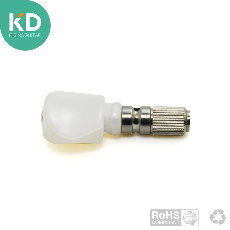 6 uds Banjo blanco clavijas de afinación de llave cabezas de máquina de piezas para Banjo BJ