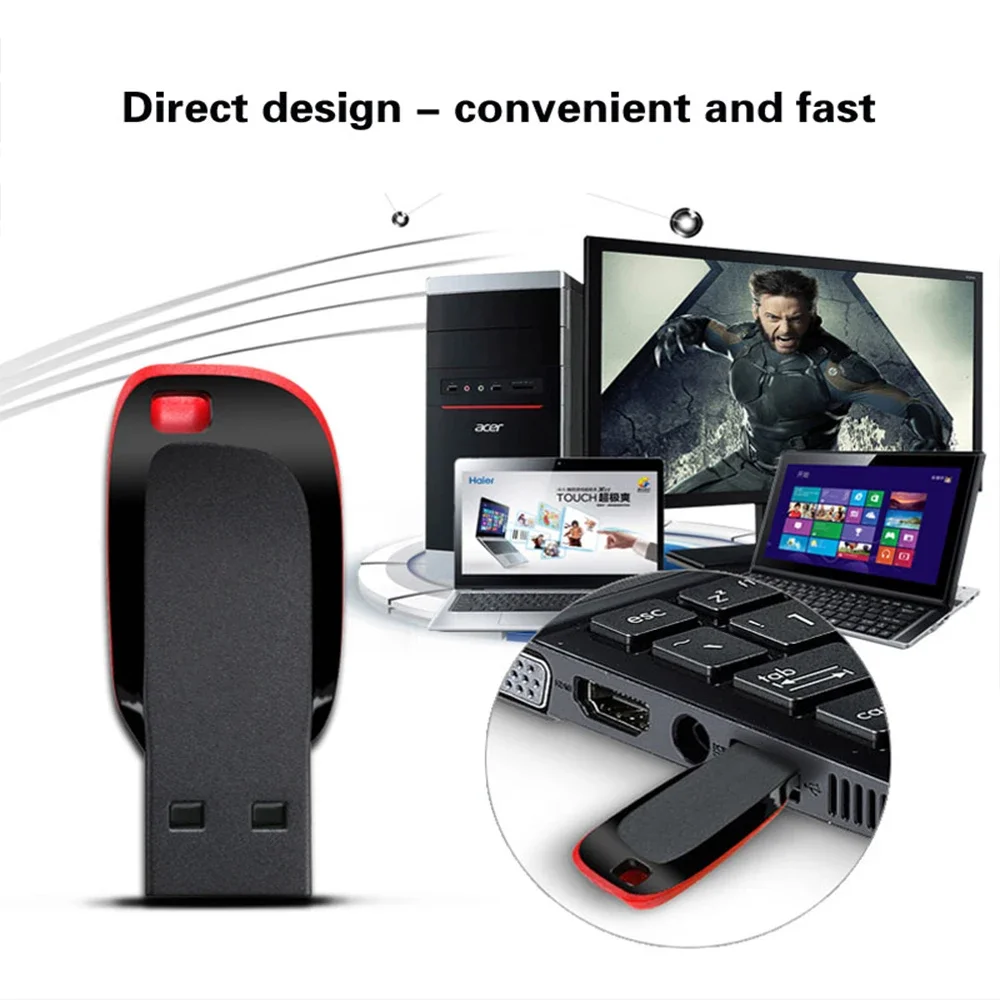 Szybki pendrive USB 2.0 64GB 32GB 16GB 8GB Pendrive USB Pendrive USB Pendrive Wodoodporny dysk U 128GB 512GB
