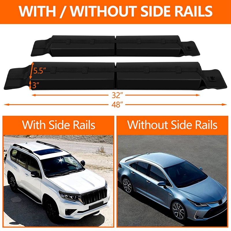 Car Soft Roof Rack Pads Luggage Carrier for Kayak Surfboard-SUP Canoe Kayak Accessories