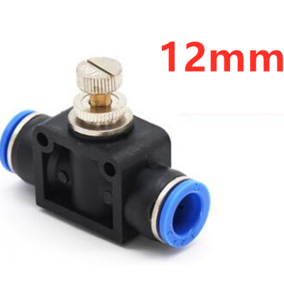 OD 4mm 6mm 8mm 10mm 12mm Pneumatic Air Flow Speed Control Valves Pneumatic Push In Fittings