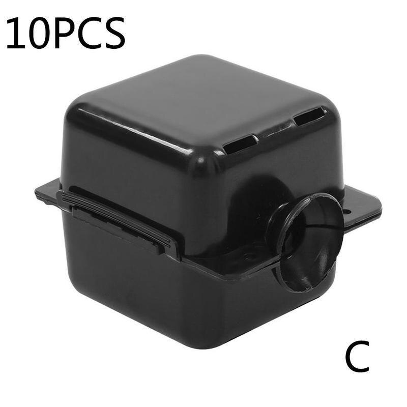 Bola de corte de bolas para cortar plantas, caja de enraizado para cultivo de reproducción de PP, suministros de jardín, Bola de esquejes para plantas, 3/5/10 Uds.: 10pcs Black
