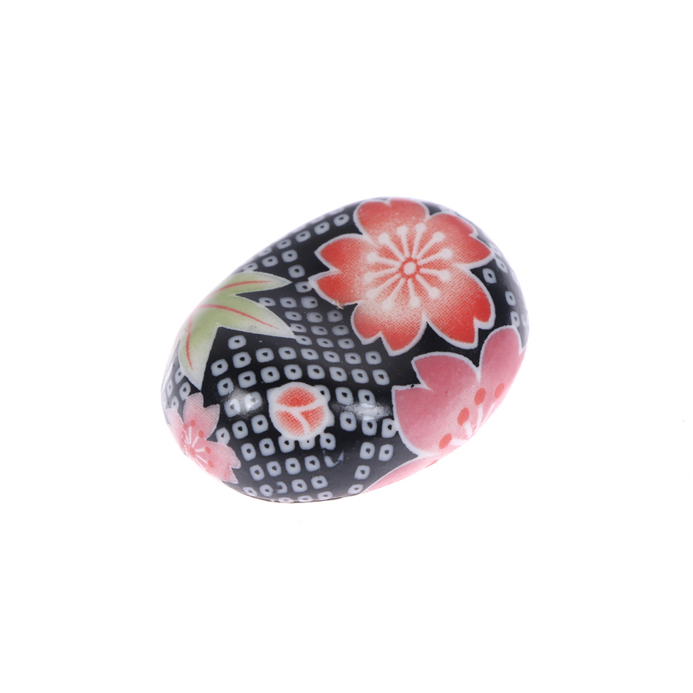 Leuke Cartoon Japanse Keramische Decoratieve Eetstokjes Houder Rack Lepel Vork Rest Keuken Servies: Blauw