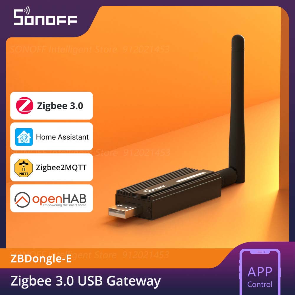 SONOFF ZB Dongle-E Zigbee 3.0 Dongle uniwersalny analizator bramek w interfejsze USB Zigbee2MQTT przechwytywanie Stick Zigbee antena routera