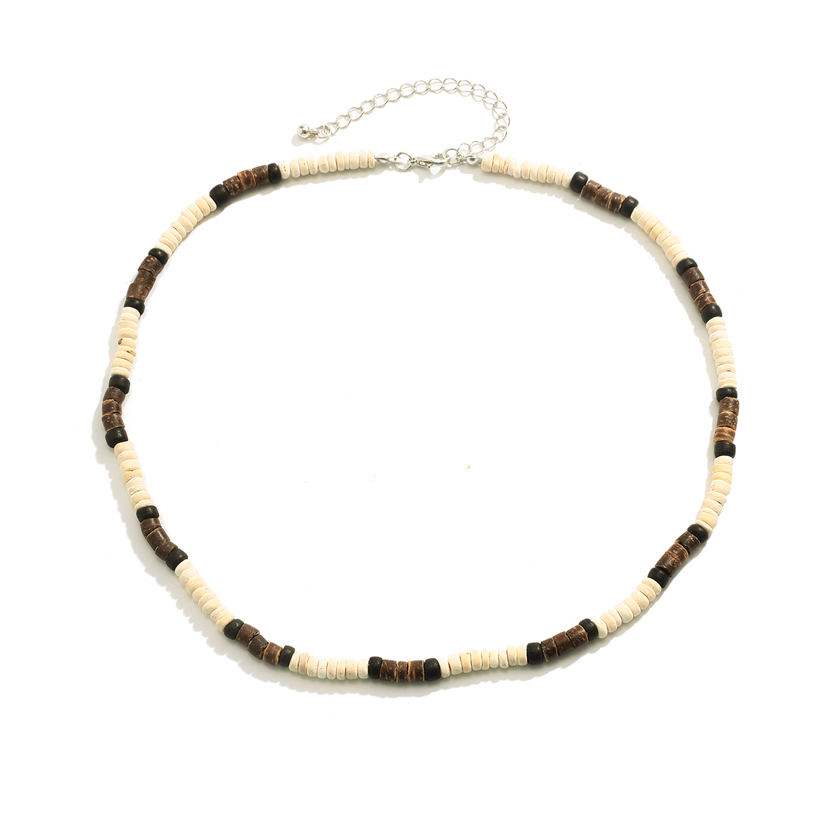 hombres verano playa cuentas de madera surfista collar Simple geométrico Tribal étnico cadena hecha a mano Steampunk joyería masculina