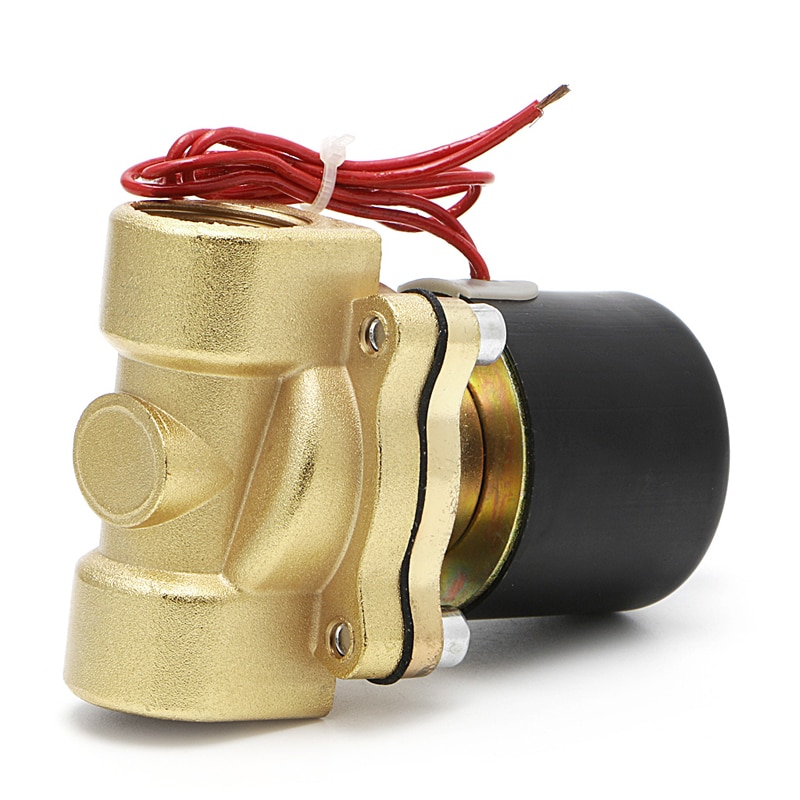 3/4" 220V Electric Solenoid Valve Normally Closed Brass Solenoid Magnetic Valve Pneumatic Water Oil Air Gas Valve