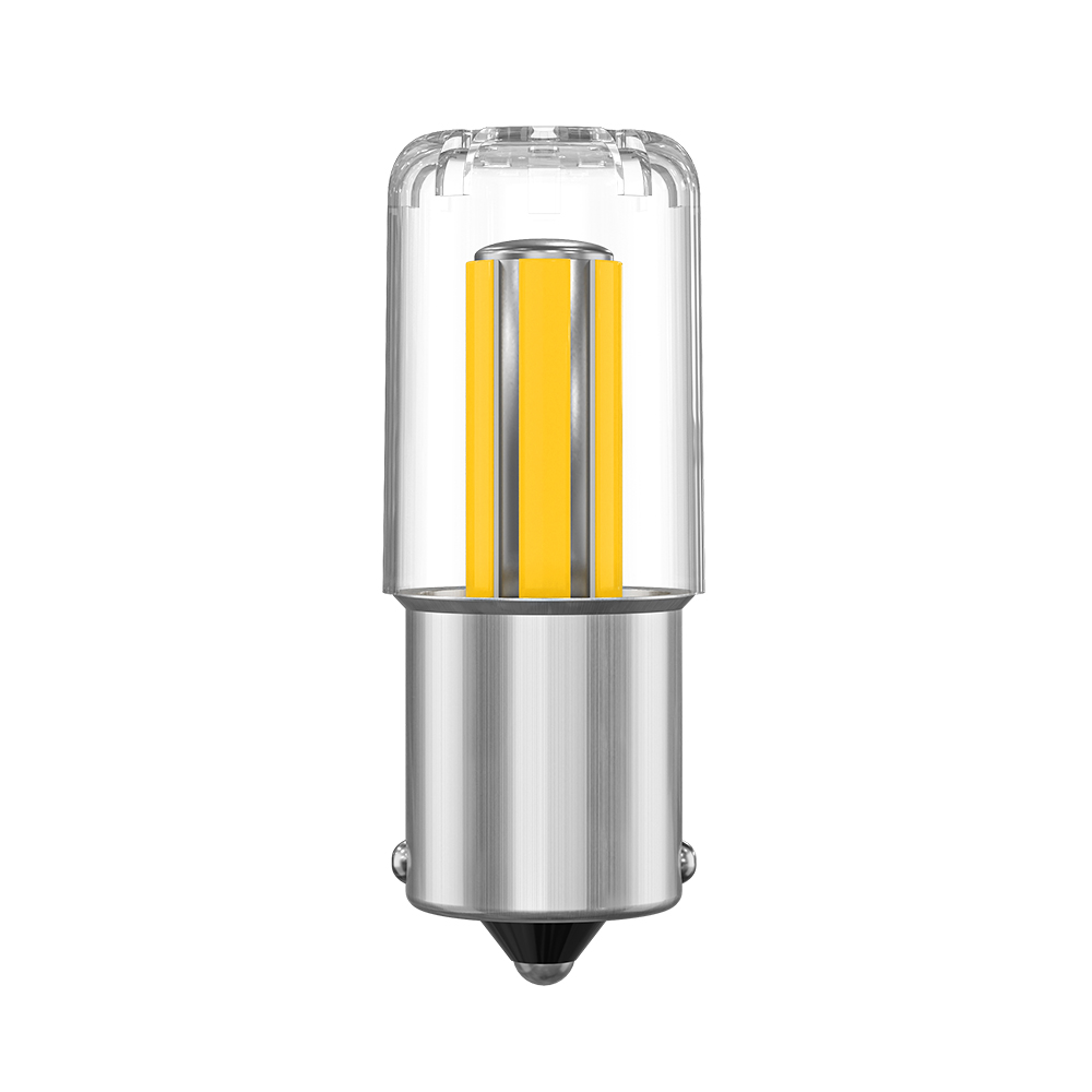 1156 1157 bombilla Led BA15S BAY15D P21W P21/5W LED R5W R10W luces de señal de giro de coche lámpara de marcha atrás COB 12V automóvil blanco rojo amarillo: Negro / Cristal azul