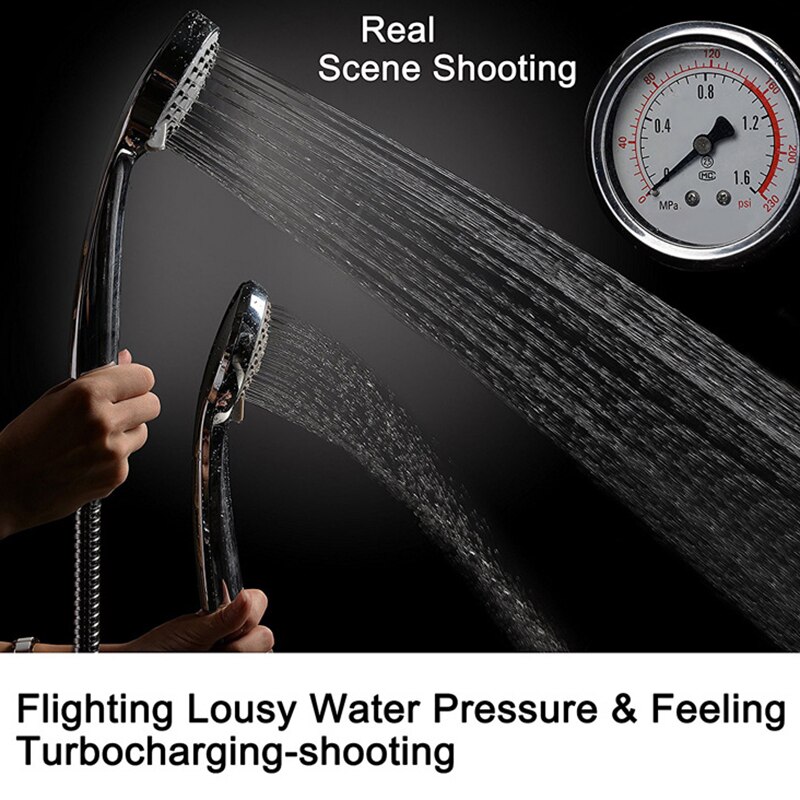 High Pressure Handheld Shower Head Set with Powerful Shower Spray Multi-functions with Hose Kit TI99: Style 2