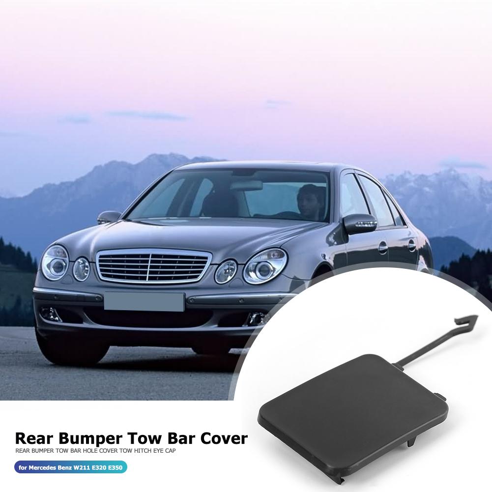 Rear Bumper Tow Bar Eye Cover ABS Auto Exterior Replacement Accessories for Mercedes Benz E Class W211 E320 E350 2002-2006