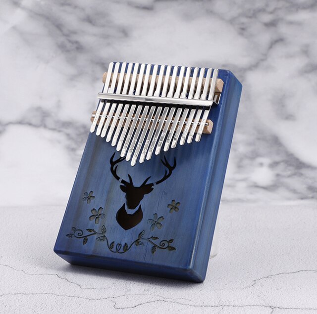 Kalimba 17 key thumb piano mbira Kalimba finger strumenti musicali per pollice portatile piano mogano calimba giocattolo per bambini: G