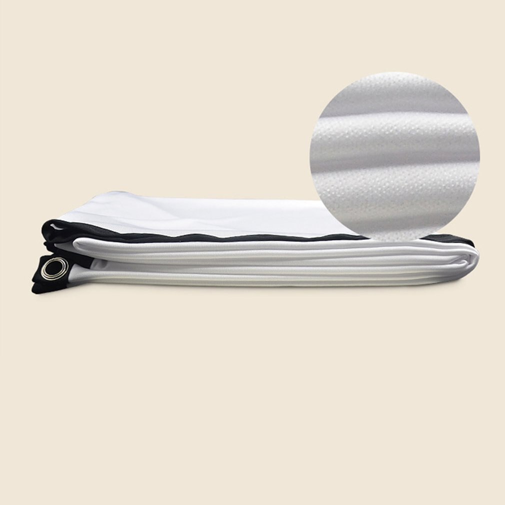 Projector Curtain 3D HD Projector Screen Home Outdoor KTV Office Portable Folding Projector Soft Curtain