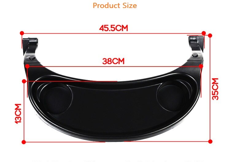 Accesorios para cochecito de bebé Bandeja de mesa Platos para Babyzen Yoyo Yoya