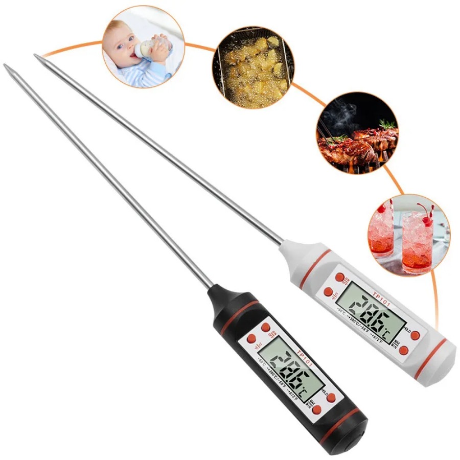 Voedselthermometer TP300 Keukenthermometer Elektronische BBQ-oventemperatuurmeter voor vlees Water Melk Kooksonde Keukengereedschap