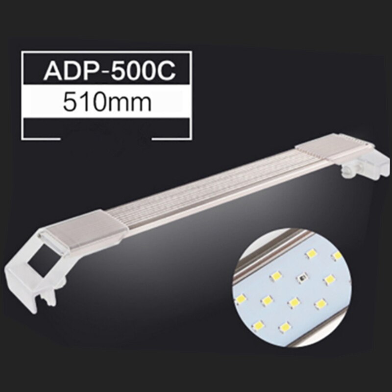 Aquarium ADP LED Aquatic Plant SMD Verlichting Chihiros Ultra Dunne Aluminium Waterdichte Lamp Voor Fish Tank Grow Verlichting: ADP 500C US Plug