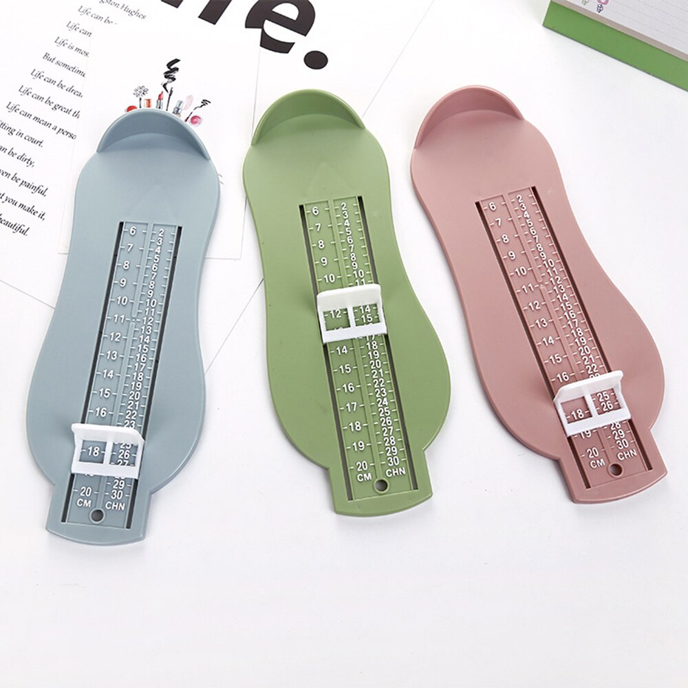 3 Colors Baby Foot Ruler Kids Foot Length Measuring Device Child Shoes Calculator for Chikdren Infant Shoes Fittings Gauge Tools