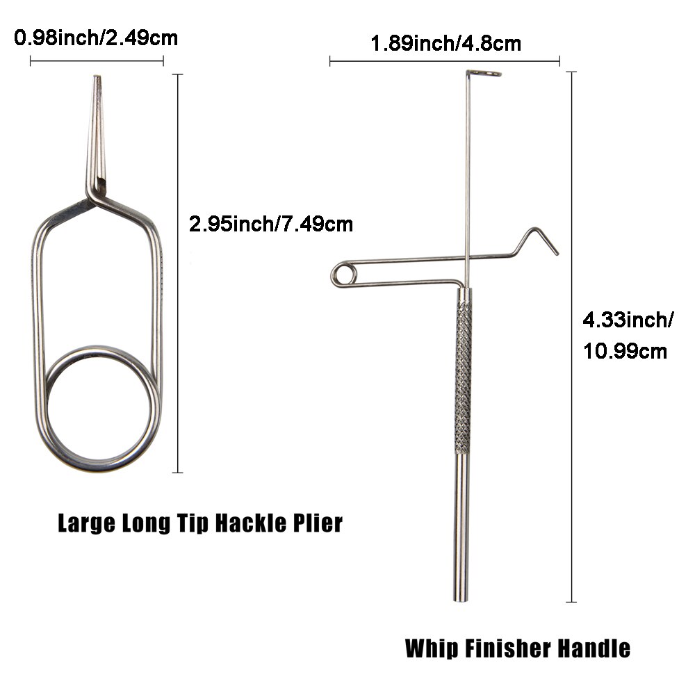 Roterende Vliegbinden Bankschroef Gereedschap Kit Zweep Finisher Spoel Houder Spoel Threader Bodkin Naald Fly Koppelverkoop Gereedschappen Voor Teasers En jigs
