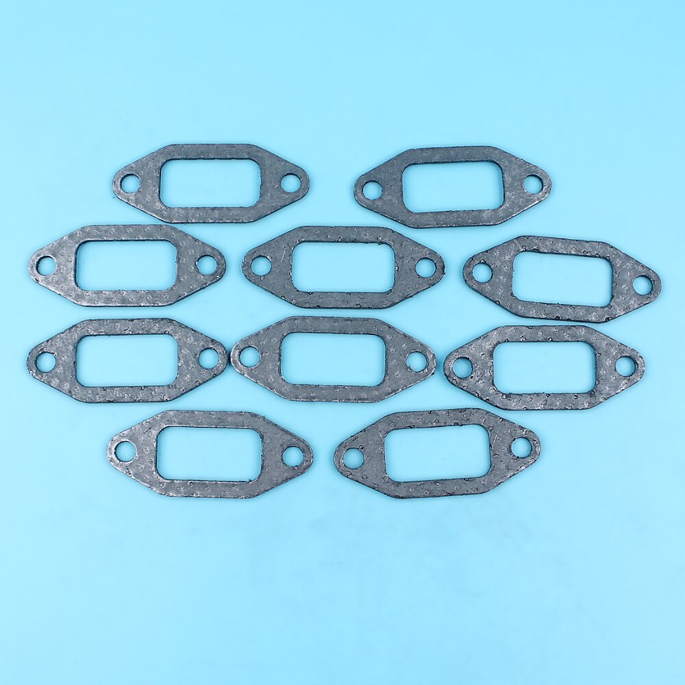 10Pcs Exhaust Muffler Gasket For Husqvarna 362 365 371 372 372XP 372 XP Chainsaw Replacement Spare Part
