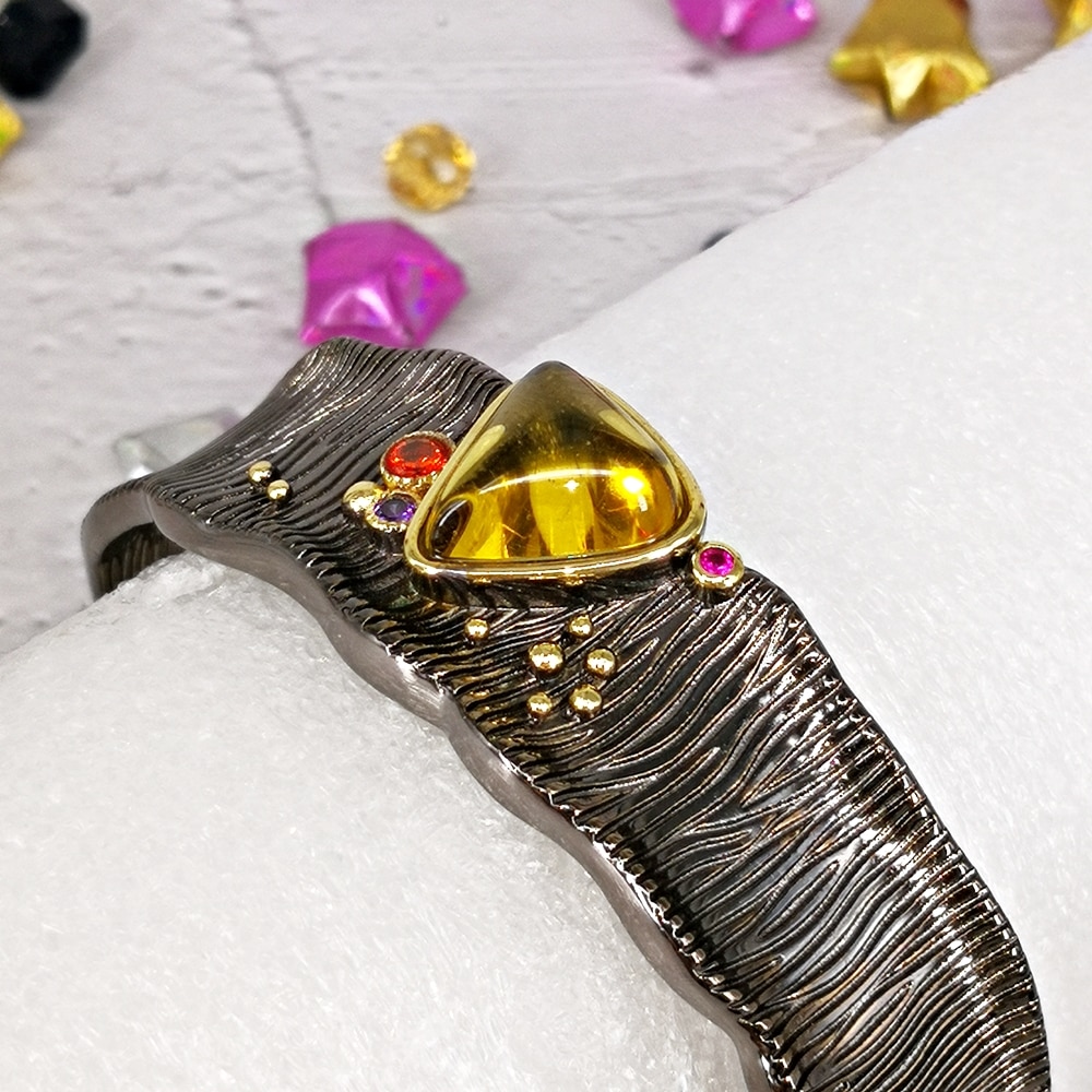 Dreamcarnival 1989 recém chegados grande manguito pulseira & pulseira para mulher preto zircônia de ouro barroco festa deve ter jóias wb1254g