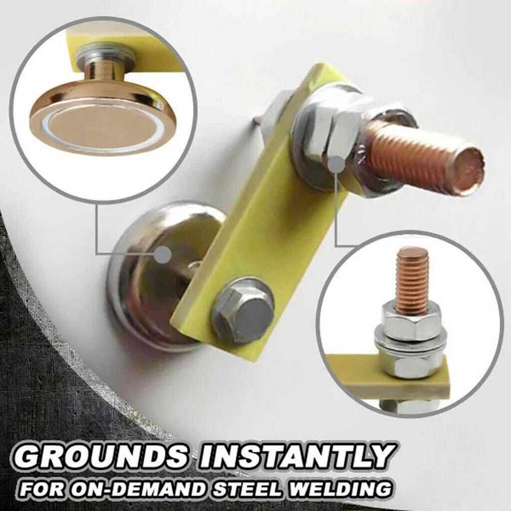 Strong Magnetic Welding Support Ground Clamp Welding Magnetic Head Safety Wire Holder With Copper Tail Welding Equipment