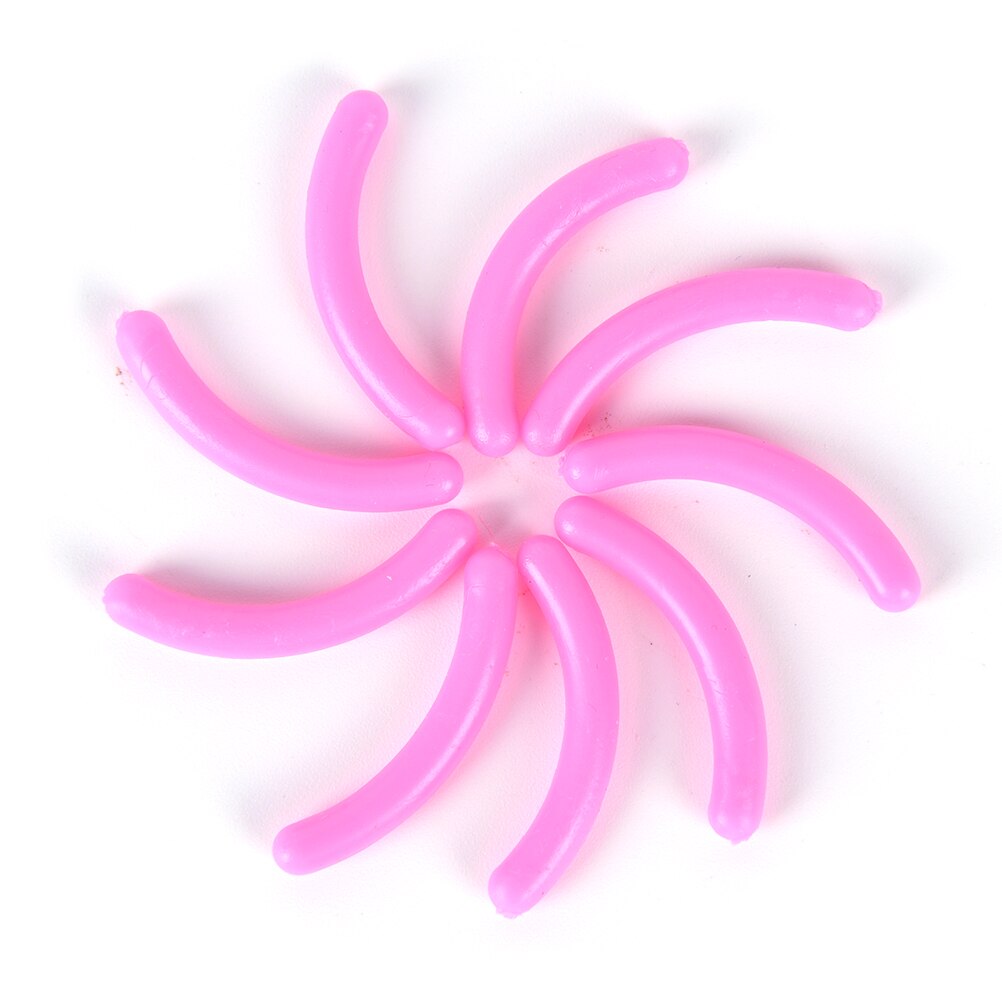 15 stks/set Vervanging Wimperkruller Wimperkruller Refill Rubber Pads Plastic Beauty Tool Make Up Vervanging: Roze