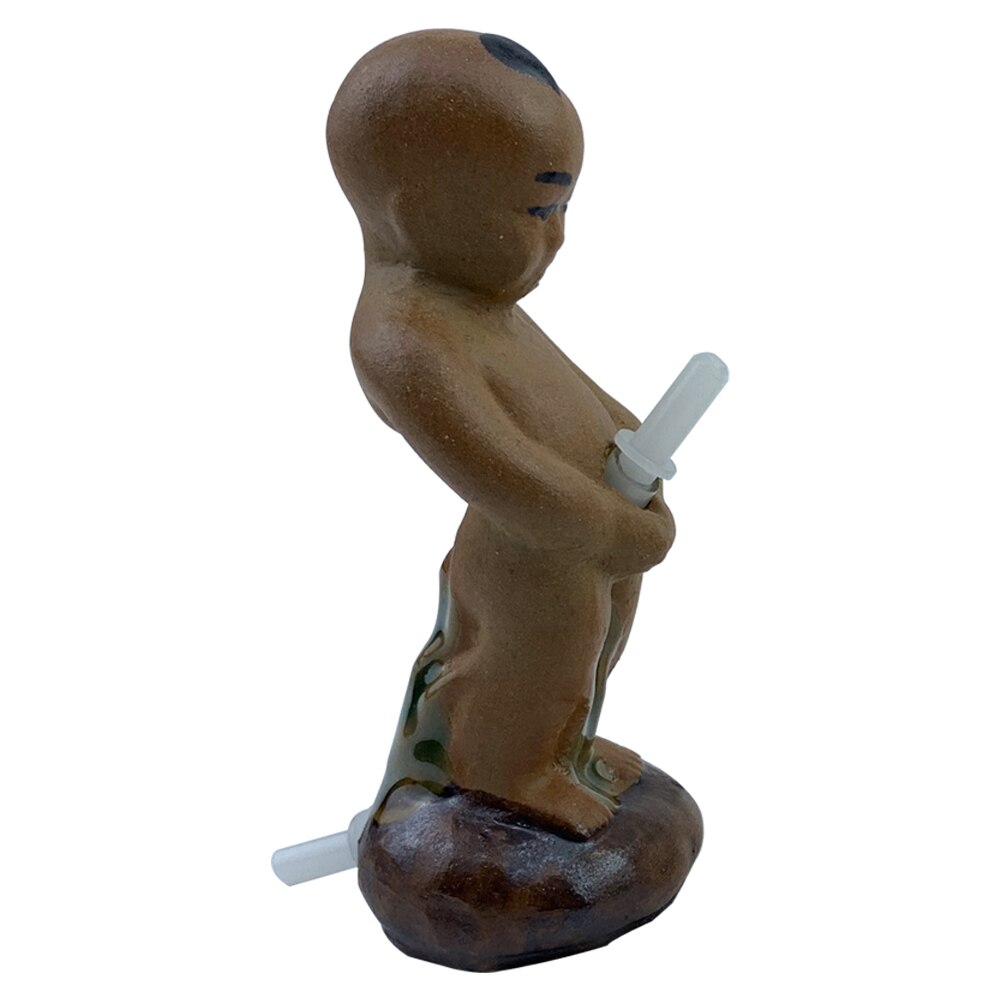Cute Pee boy Aquarium Ornament Fish Tank Oxygen Pump Air Bubble Stone Air Pump Drive Fish Tank Toy Aquarium Ornament Decor