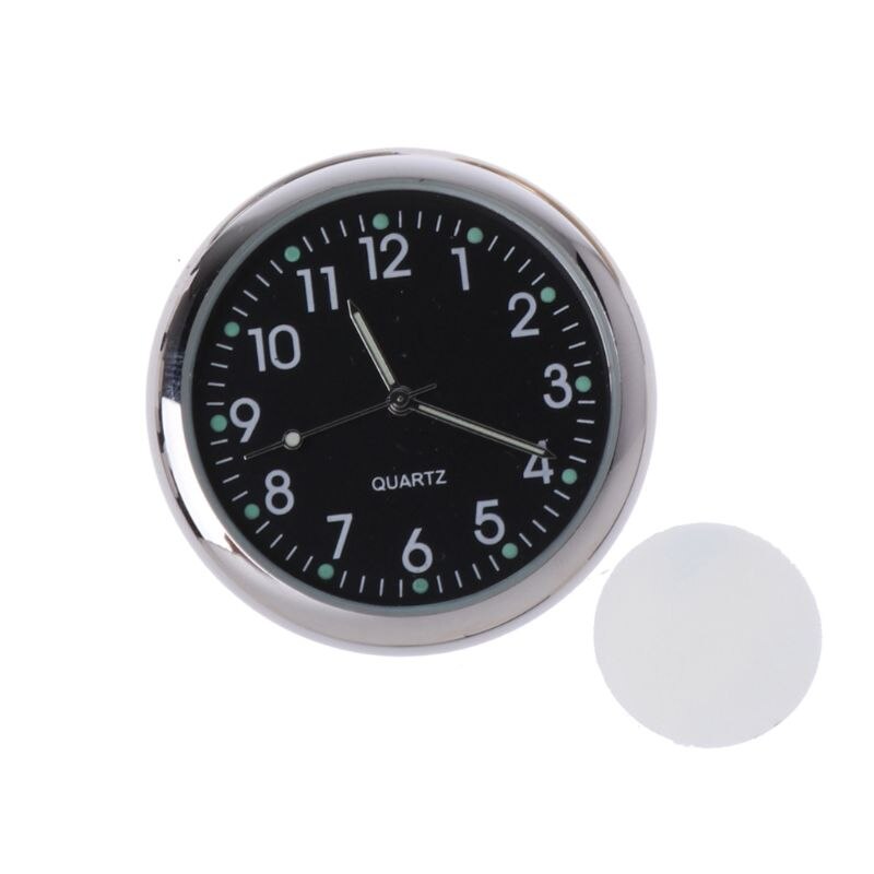 Universal Auto Uhr Stick-on elektronische Uhr Armaturenbrett Nachleuchtende  Dekoration F