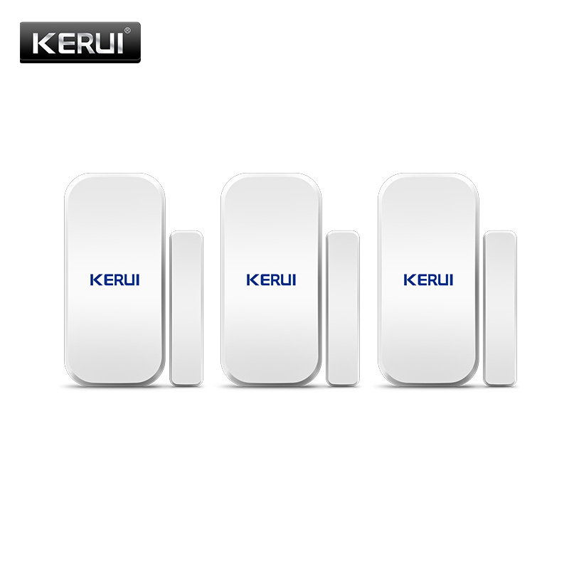 KERUI D025 Wireless Door/Window Sensor Detector For KERUI WIFI GSM Alarm System Home Security Buglar Alarm 433Mhz Door Sensor: 3 sensors